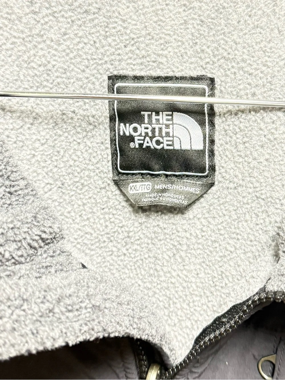The North Face Men’s Gray and Black Hybrid Fleece Jacket